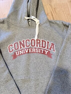 Men's Gray Hooded Sweatshirt